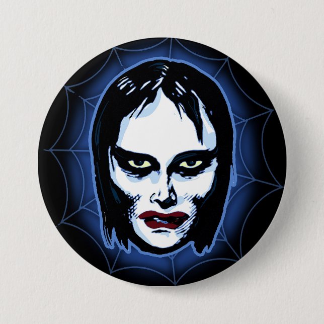 Vampire Girl (horror) 7.5 Cm Round Badge (Front)