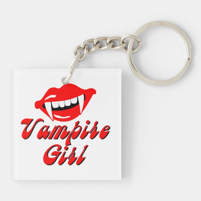 Vampire girl key ring (Back)