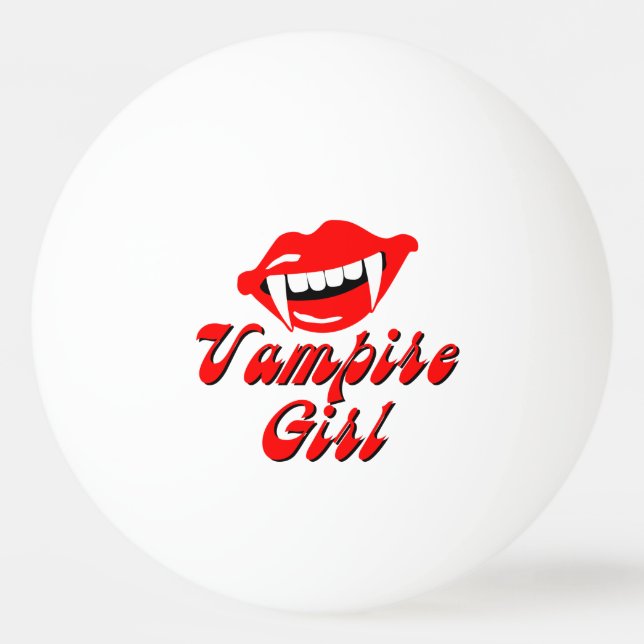 Vampire girl ping pong ball (Back)