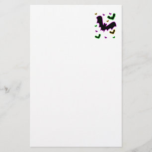 Vampire Glow Bats Stationery