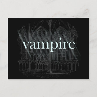 Vampire Gothic Postcard