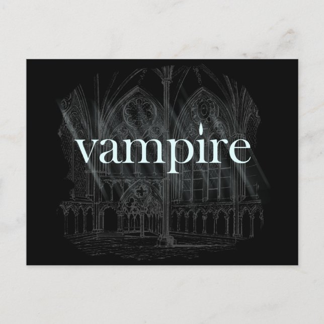 Vampire Gothic Postcard (Front)