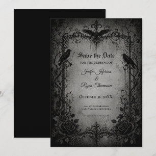 Vampire Gothic Save the date invitation