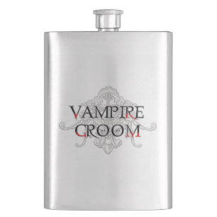 Vampire Groom Hip Flask