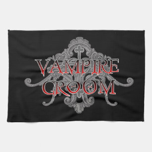 Vampire Groom Tea Towel