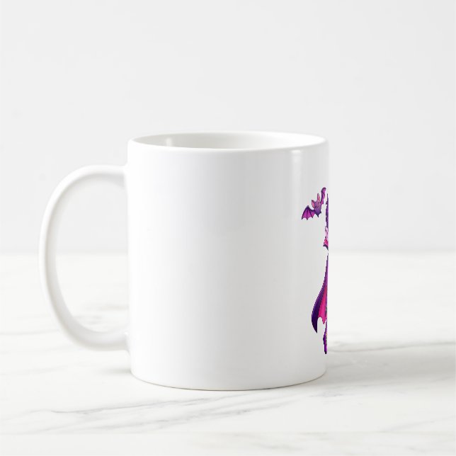 Vampire Halloween Candy Keeper Coffee Mug (Left)