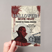 Vampire Halloween Movie Night Blood Art