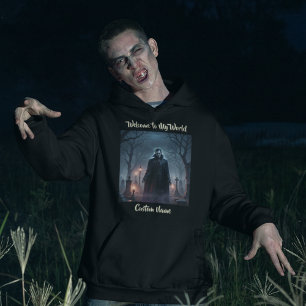 Vampire in Cemetary  Hoodie
