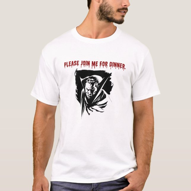 Vampire invitation. T-Shirt (Front)