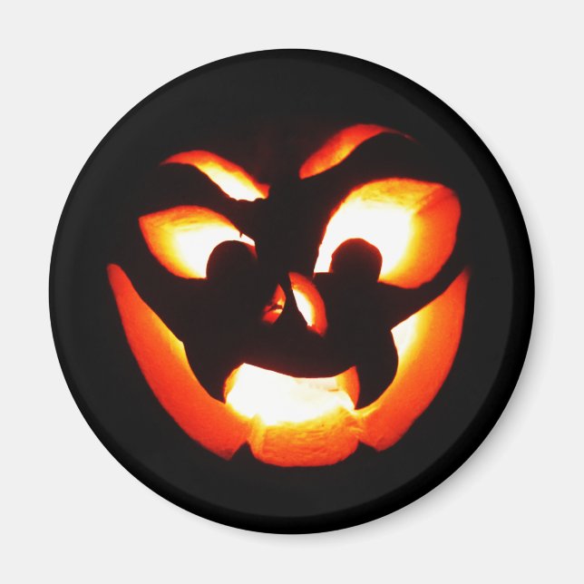 Vampire Jack-O-Lantern Magnet (Front)