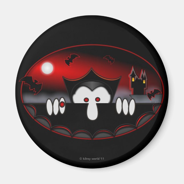 Vampire Kilroy Magnet (Front)