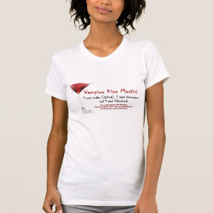 Vampire Kiss Martini Drink Recipe T-Shirt