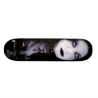 Vampire Kitten - Goth Girl Skateboard