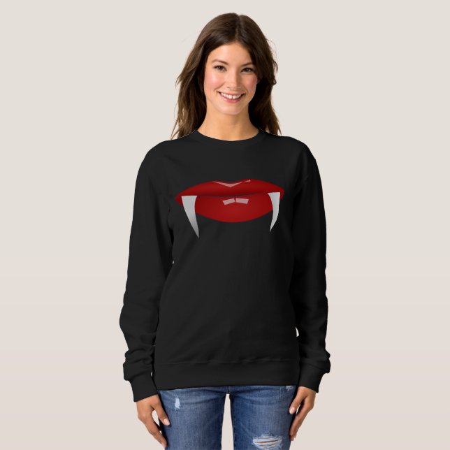 VAMPIRE LADIES HALLOWEEN T-SHIRTS SWEATSHIRTS (Front Full)