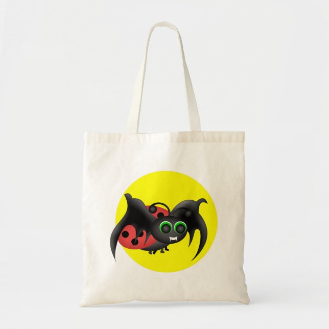 Vampire Ladybug Bat Tote Bag (Front)