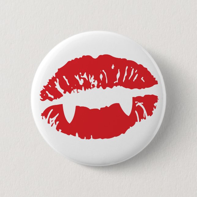 Vampire Lips Button (Front)