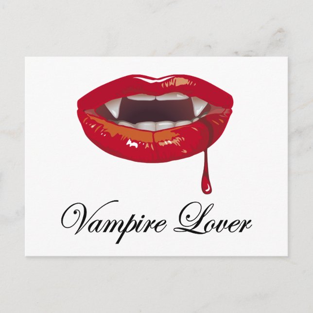 Vampire Lover Postcard (Front)