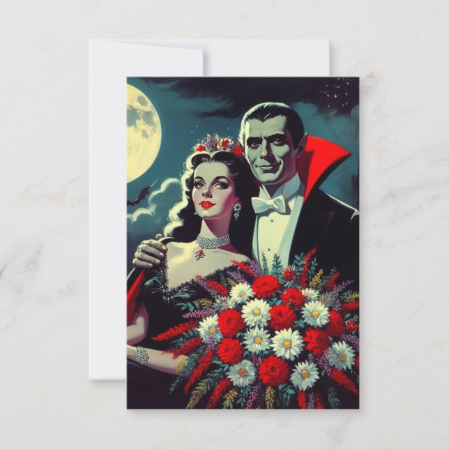 Vampire Matrimony  Thank You Card (Front)