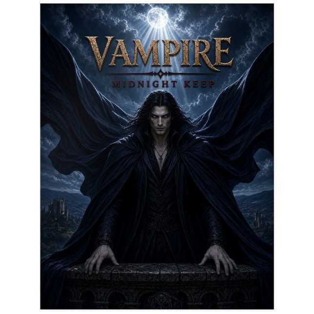 Vampire Midnight Keep Dark Cinema Postcard (Creator Uploaded)
