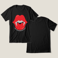 Vampire mouth with fangs and teeth