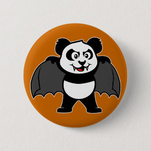 Vampire Panda 6 Cm Round Badge