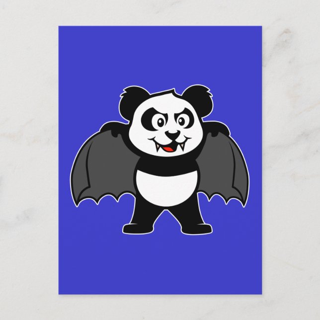 Vampire Panda Postcard (Front)