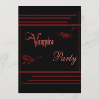 Vampire Party Invitation