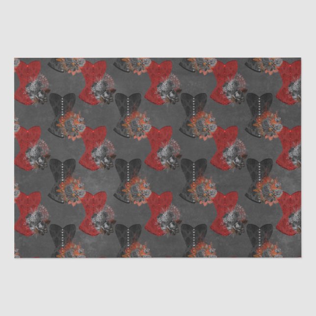 Vampire Pattern Tissue Paper (Front)