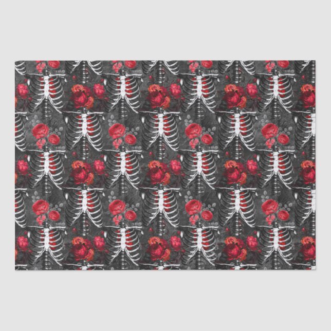 Vampire Pattern Tissue Paper (Front)