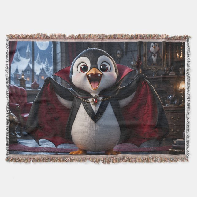 Vampire penguin blanket (Front)