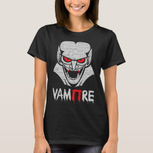 Vampire Pi Halloween Costume Funny Math Science Te T-Shirt