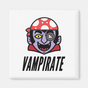 Vampire Pirate Vampirate T Shirt Halloween Magnet