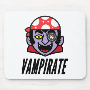 Vampire Pirate Vampirate T Shirt Halloween Mouse Pad