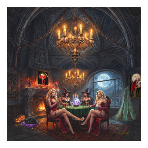Vampire Poker Girls Just Wanna Have Fun Photo Print