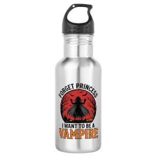 Vampire Princess Shirt Spooky Retro Halloween Desi 532 Ml Water Bottle