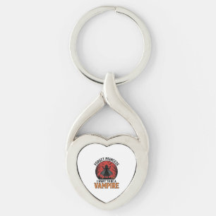 Vampire Princess Shirt Spooky Retro Halloween Desi Key Ring