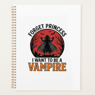 Vampire Princess Shirt Spooky Retro Halloween Desi Planner