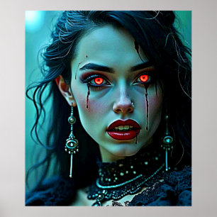 Vampire Queen: Dark Allure Art Poster
