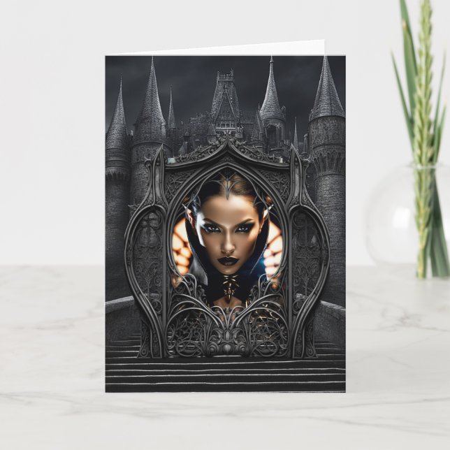 Vampire Queen Greeting Card! Thank You Card (Front)