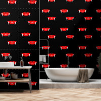 Vampire Red Lips Custom Colour Black