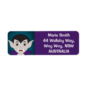Vampire Return Address Label