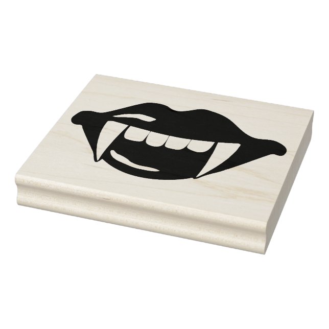 Vampire’s mouth rubber stamp (Stamp)