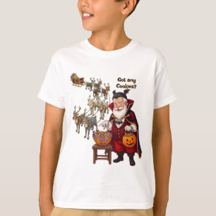 Vampire Santa Trick or Treat Halloween T-Shirt