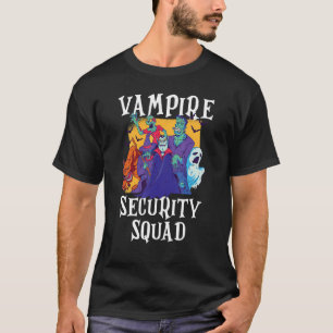Vampire Security Squad Easy Halloween Costume T-Shirt