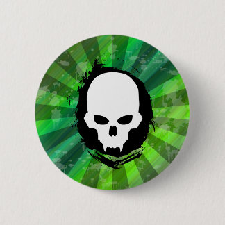 Vampire Skull 6 Cm Round Badge