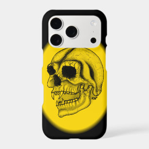Vampire skull black and yellow Design