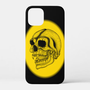 Vampire skull black and yellow Design iPhone 12 Mini Case