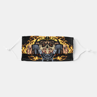 Vampire Skull Design by Al Rio Cloth Face Mask