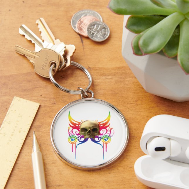 Vampire Skull Keychain (Desk)