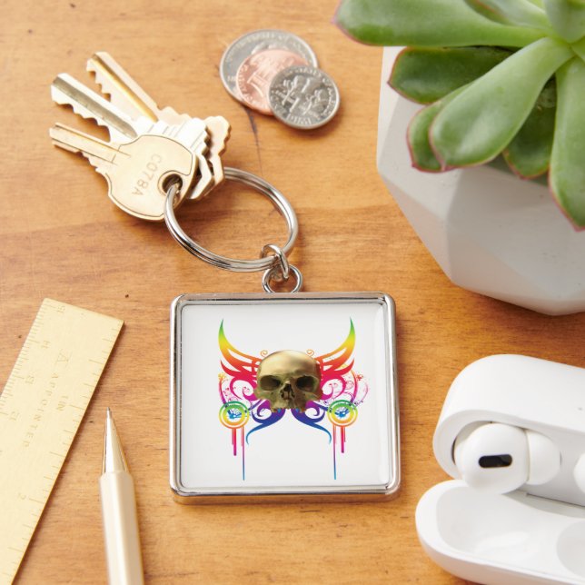 Vampire Skull Keychain (Desk)